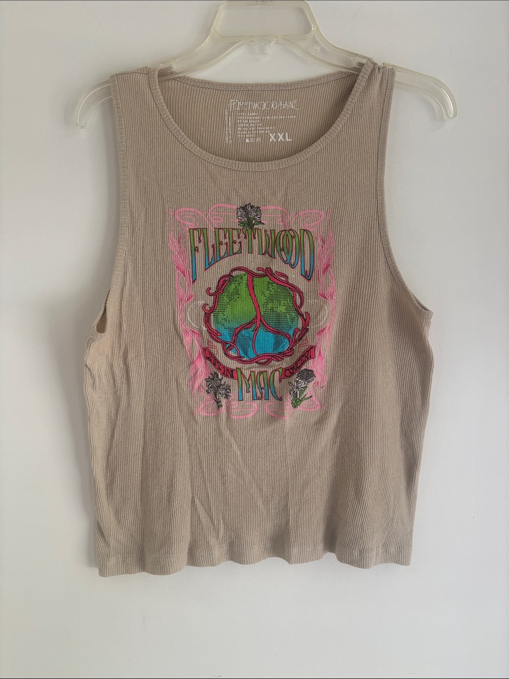 Fleetwood Mac | Graphic Tank with Neon Print XXL